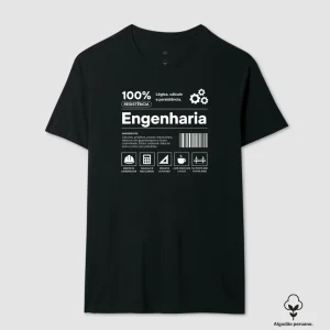 Camiseta Engenharia 100% Resistência Algodão Peruano