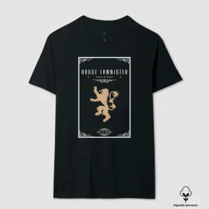 Camiseta Game of Thrones House Lannister Algodão Peruano