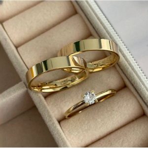 Alianças de Casamento 5mm | Modelo Semi Anatômico