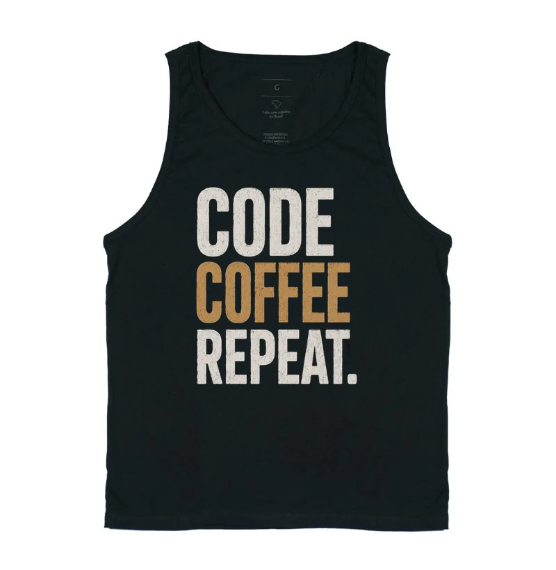 Regata Programador Code Coffee Repeat