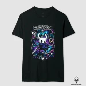 Camiseta Hollow Knight Algodão Peruano