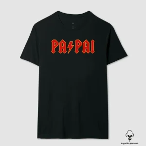 Camiseta PAPAI Rock Classico Algodão Peruano