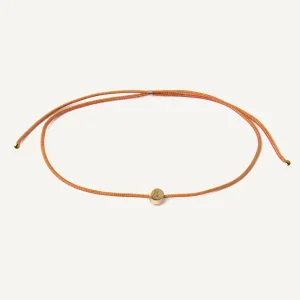 Pulseira Cord Inicial em Ouro 18K