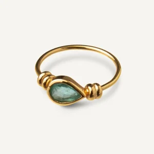 Anel Cairo Esmeralda em Ouro 18K