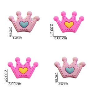 Apliques Emborrachado Para Laços e Tiaras Coroa C/5PÇS