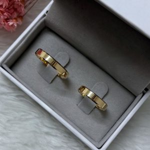 Alianças de Casamento 4,5mm | Modelo Chanfrado | Semi Anatômico | Moeda Antiga Banhada a Ouro 18K