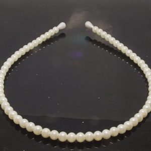 Arquinho Tiara Para Cabelos Com Pérolas