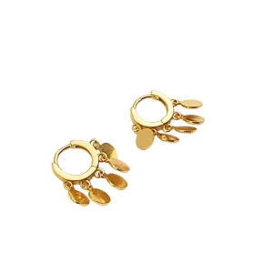 Brincos Brisa Matinal | Prata 925 Banhada a Ouro