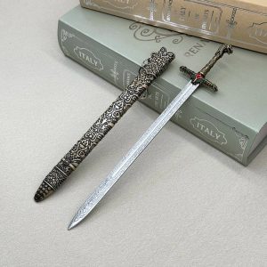 Espada Oathkeeper Jaime Lannister 22cm Game of Thrones Presente Criativo