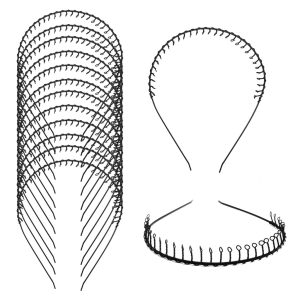 Tiaras Finas Metal Dentes Pente Arco Cabelo Artesanato