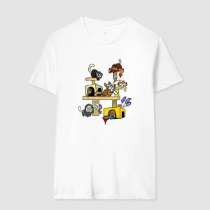 Camiseta Gatinhos em Halloween