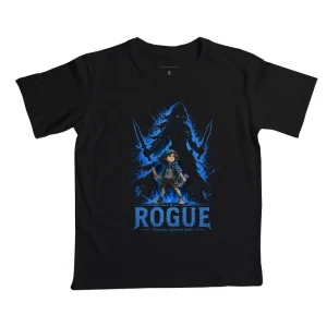 Camiseta Infantil RPG Pequena Rogue Vista Seu Universo Geek