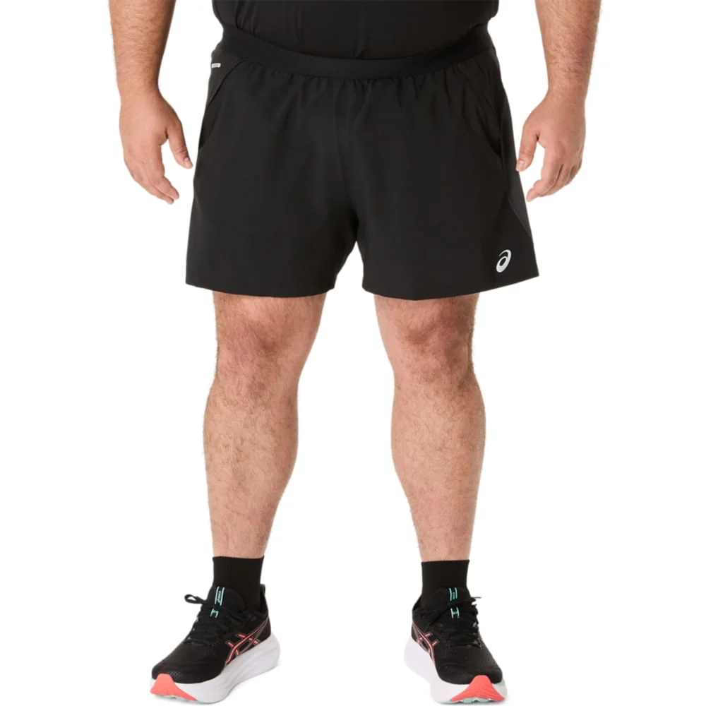 Shorts ASICS Road 5In – Masculino – Preto/Cinza - Image 2