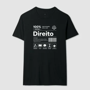 Camiseta Direito 100% Justiça