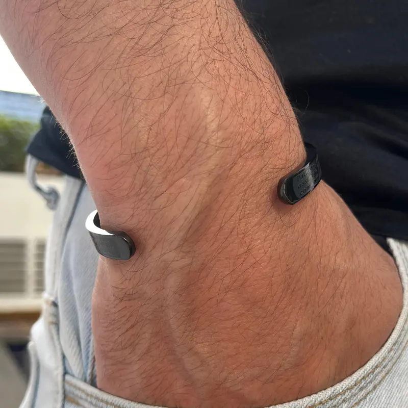 Bracelete Ajustável Oração Pai Nosso - Image 3