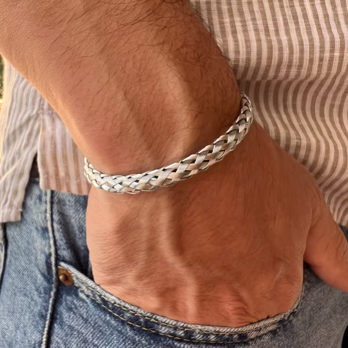 Bracelete Kato em Aço Inox