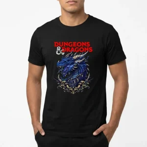 Camiseta Dungeons and Dragons Dragão Elétrico