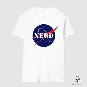 Camiseta Nasa Nerd Algodão Peruano