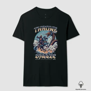 Camiseta Throne Battle Algodão Peruano