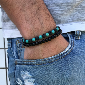 Kit Pulseira Masculina California Route 66