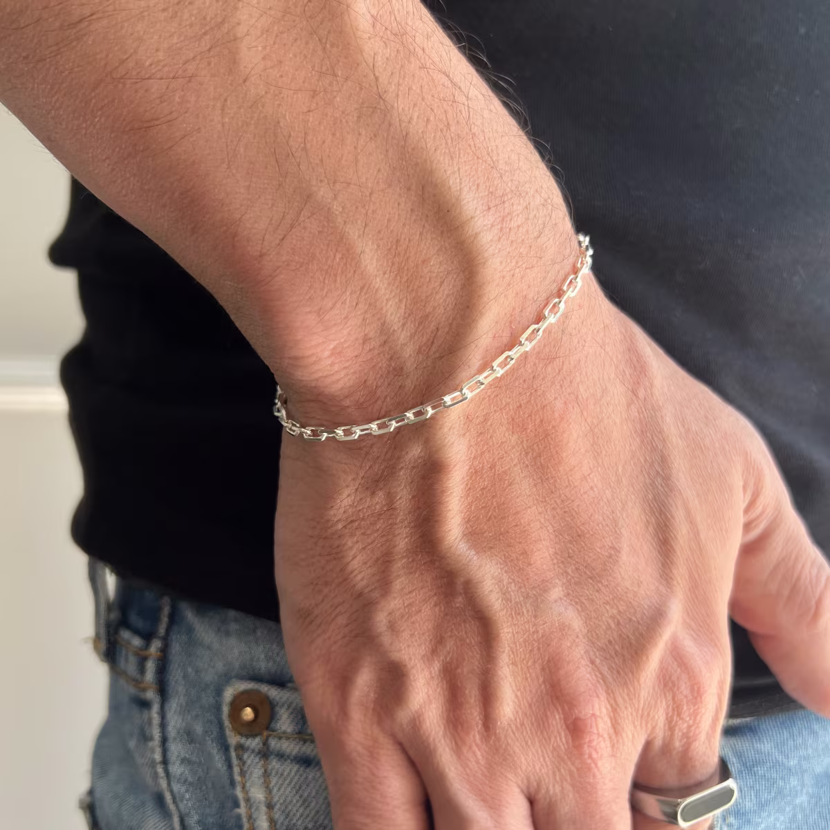 Pulseira Carto Elo Cartier Prata 925