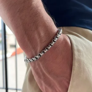 Pulseira Masculina Abruzzo em Aço Inox