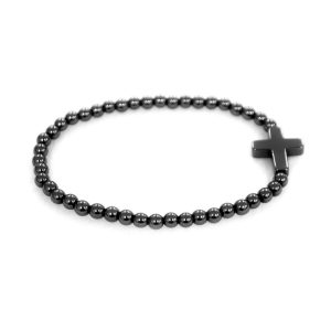 Pulseira Masculina Cruz Metalizada – 4MEN