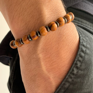 Pulseira Masculina Wood + Metal