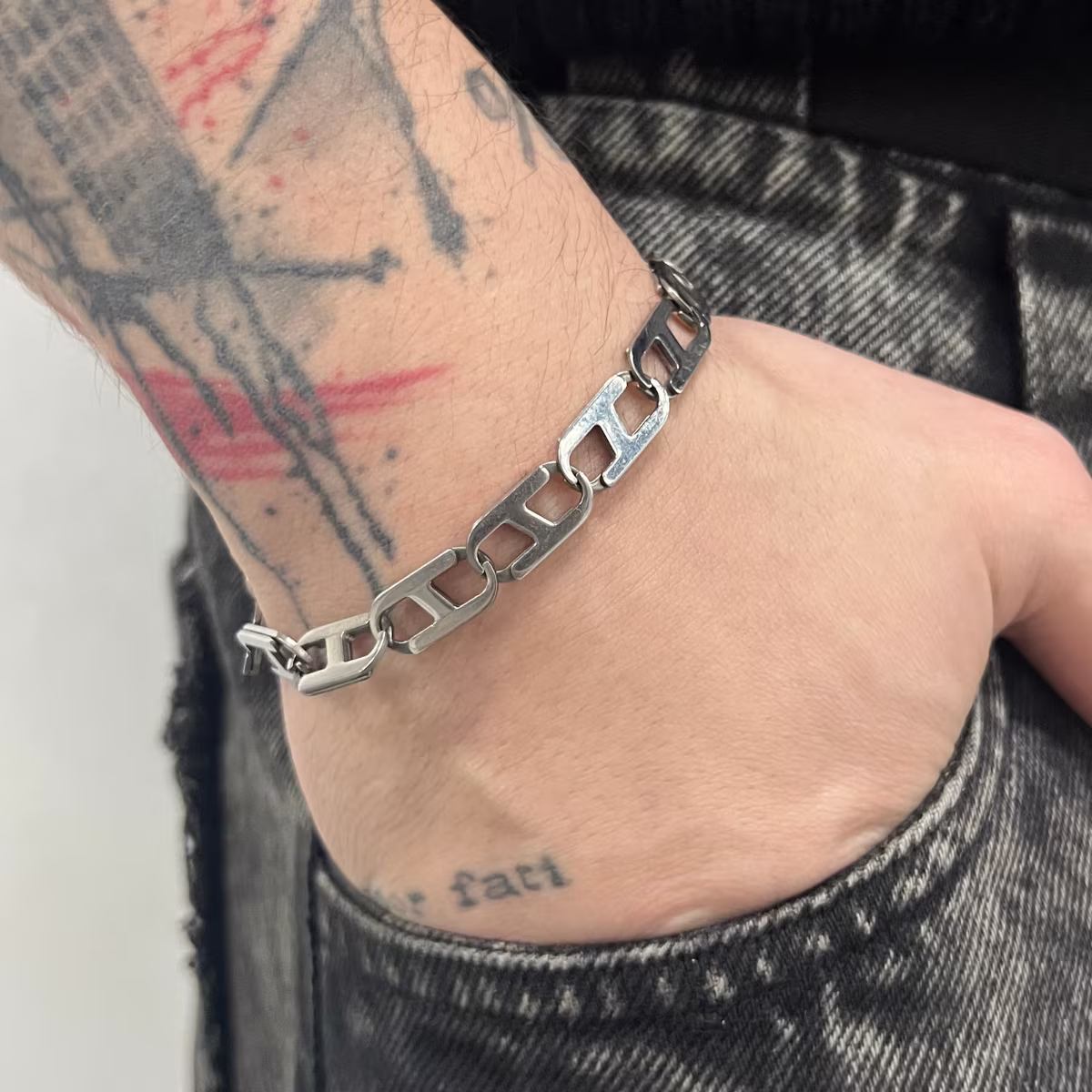 Pulseira Zeth em Aço Inox Prateada